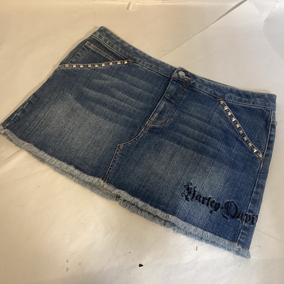 Harley-Davidson Denim Skirt size 12 - Picture 1 of 12